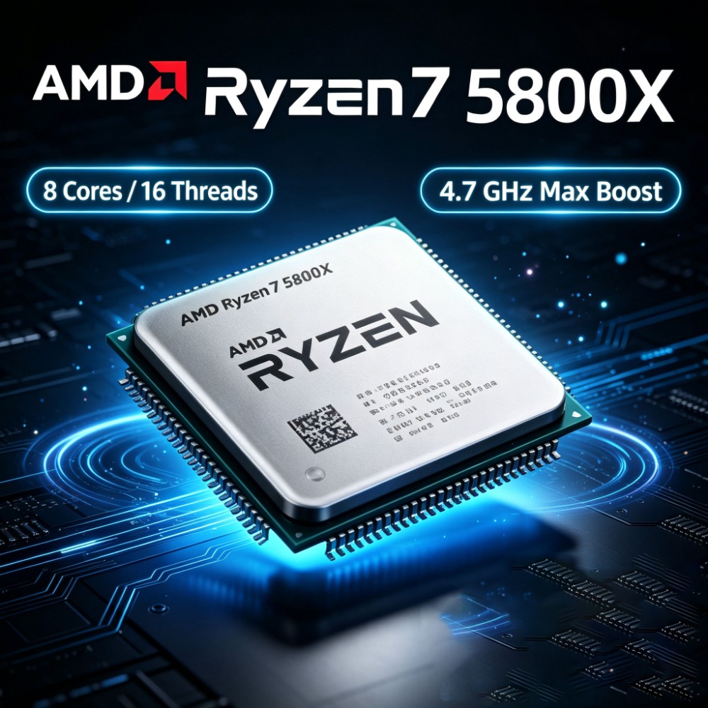 AMD R7 5800X Ryzen 7 5800X 8 C - Amd Cpu Ryzen 7 recension och pris