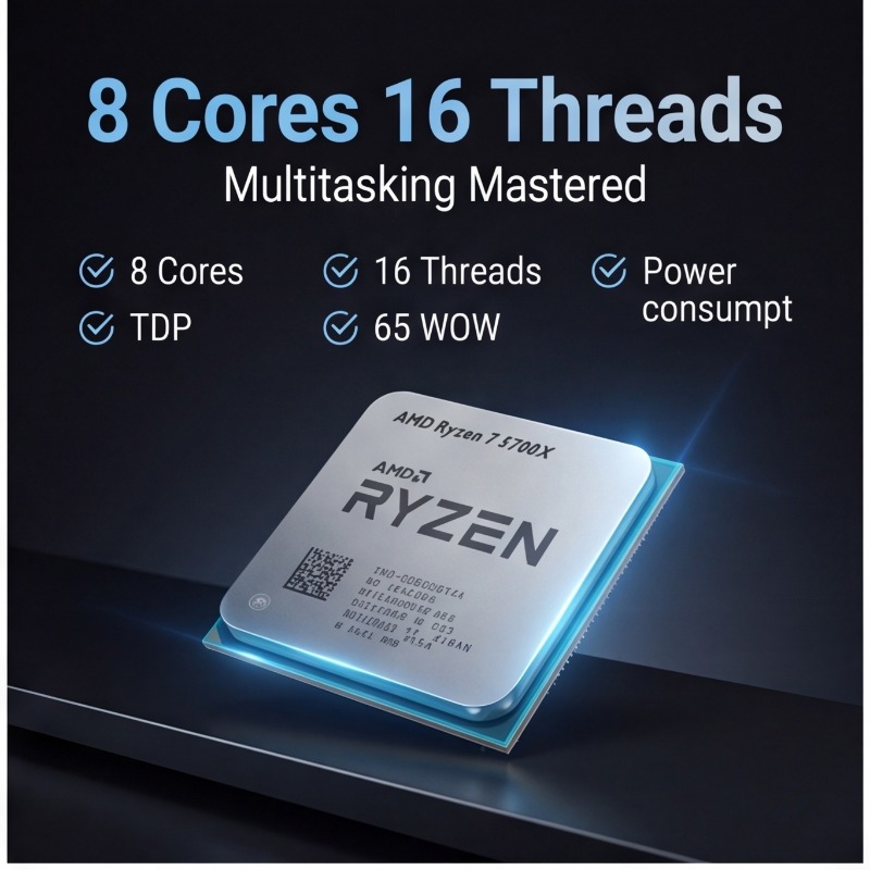 AMD Ryzen 7 5700X Processor Fo - Amd Cpu Ryzen 7 recension och pris