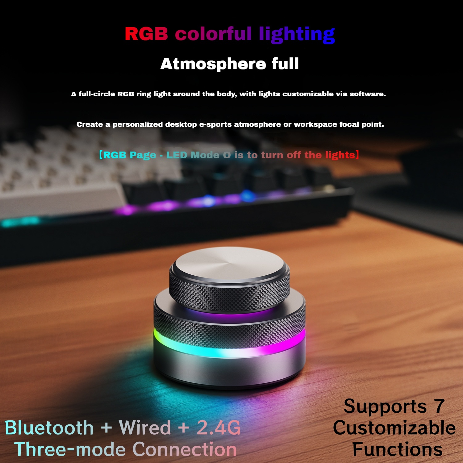 RGB Dual Knob Keyboard Customi - Gaming Keyboard No Rgb recension och pris