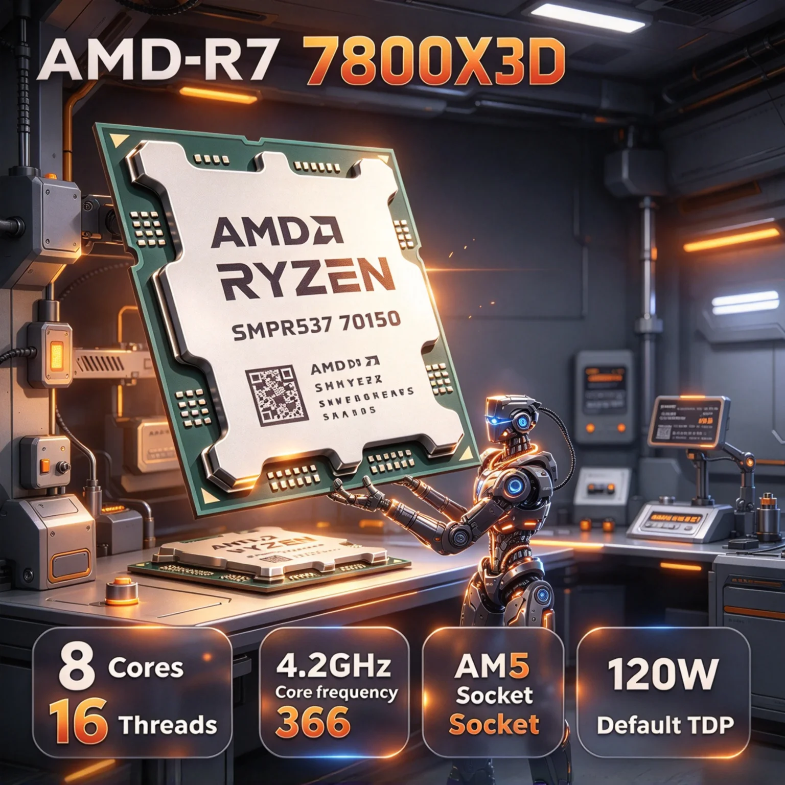 NEW AMD Ryzen 7 7800X3D X3D Ga - Amd Cpu Ryzen 7 recension och pris