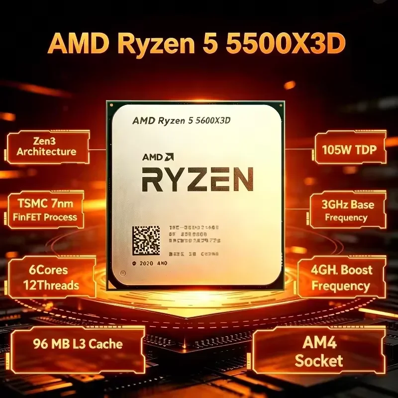 NEW AMD Ryzen 7 7800X3D X3D Ga - Amd Cpu Ryzen 7 recension och pris