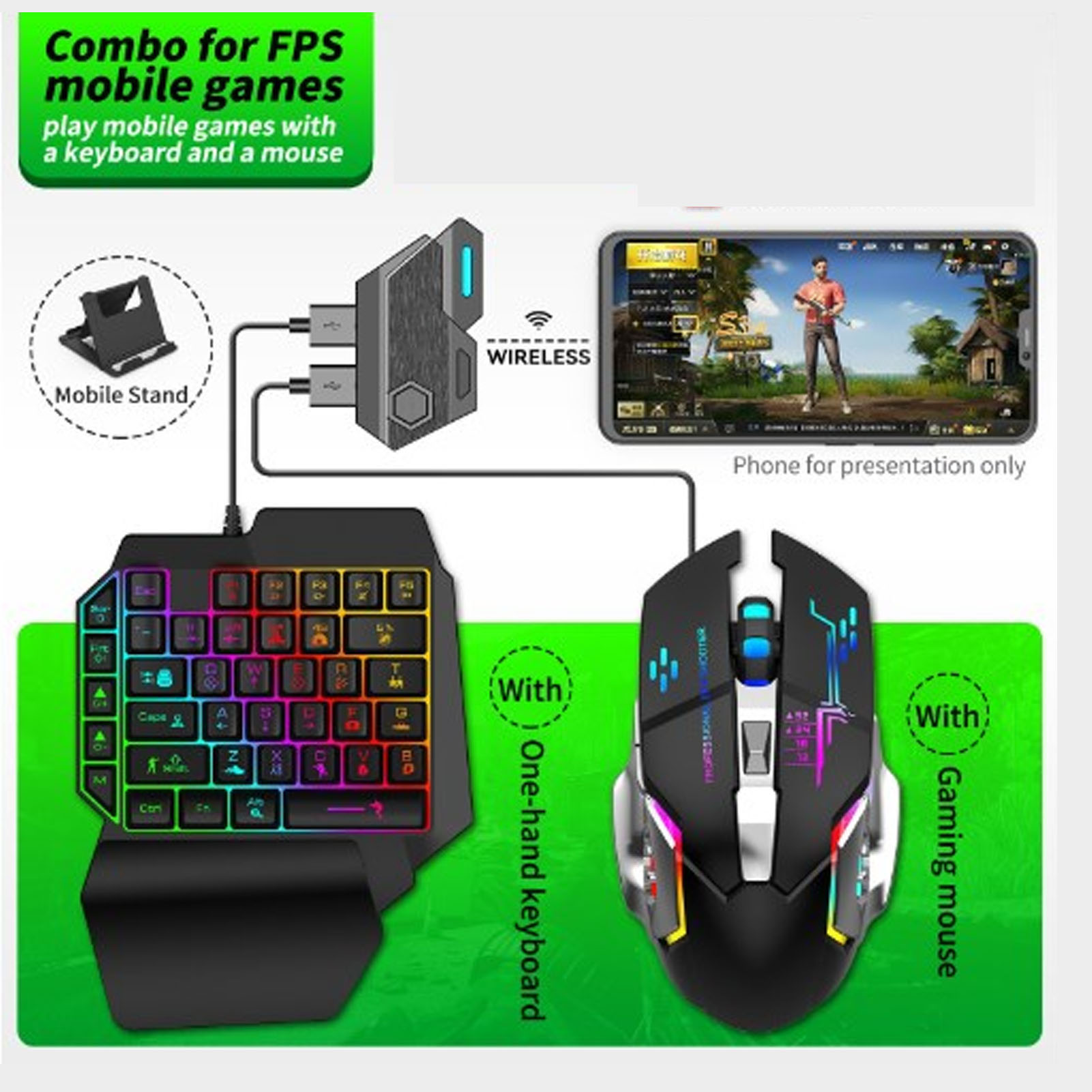 Keyboard Mouse Converter Set R - Gaming Keyboard Mini recension och pris