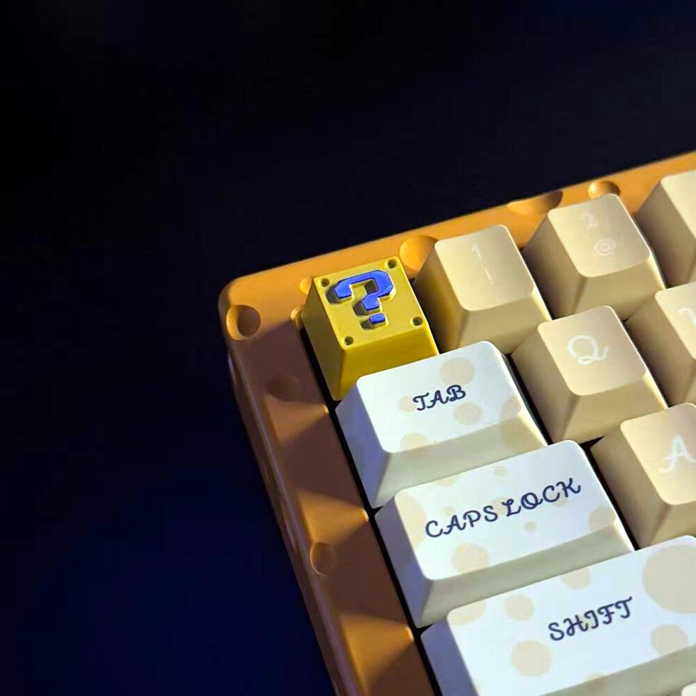 Retro 8-Bit Pixel Question Blo - Gaming Keyboard Nearby recension och pris