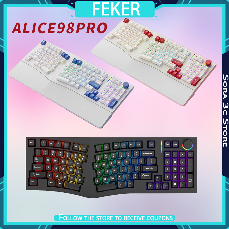FEKER Alice98pro Mechanical Ke - Gaming Keyboard Hot Swappable recension och pris