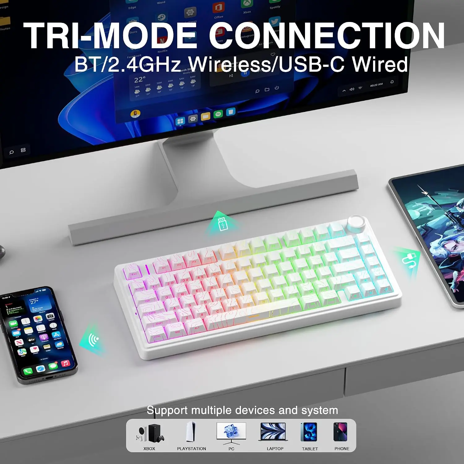 AULA F75 HE Magnetic Keyboard  - Gaming Keyboard No Rgb recension och pris