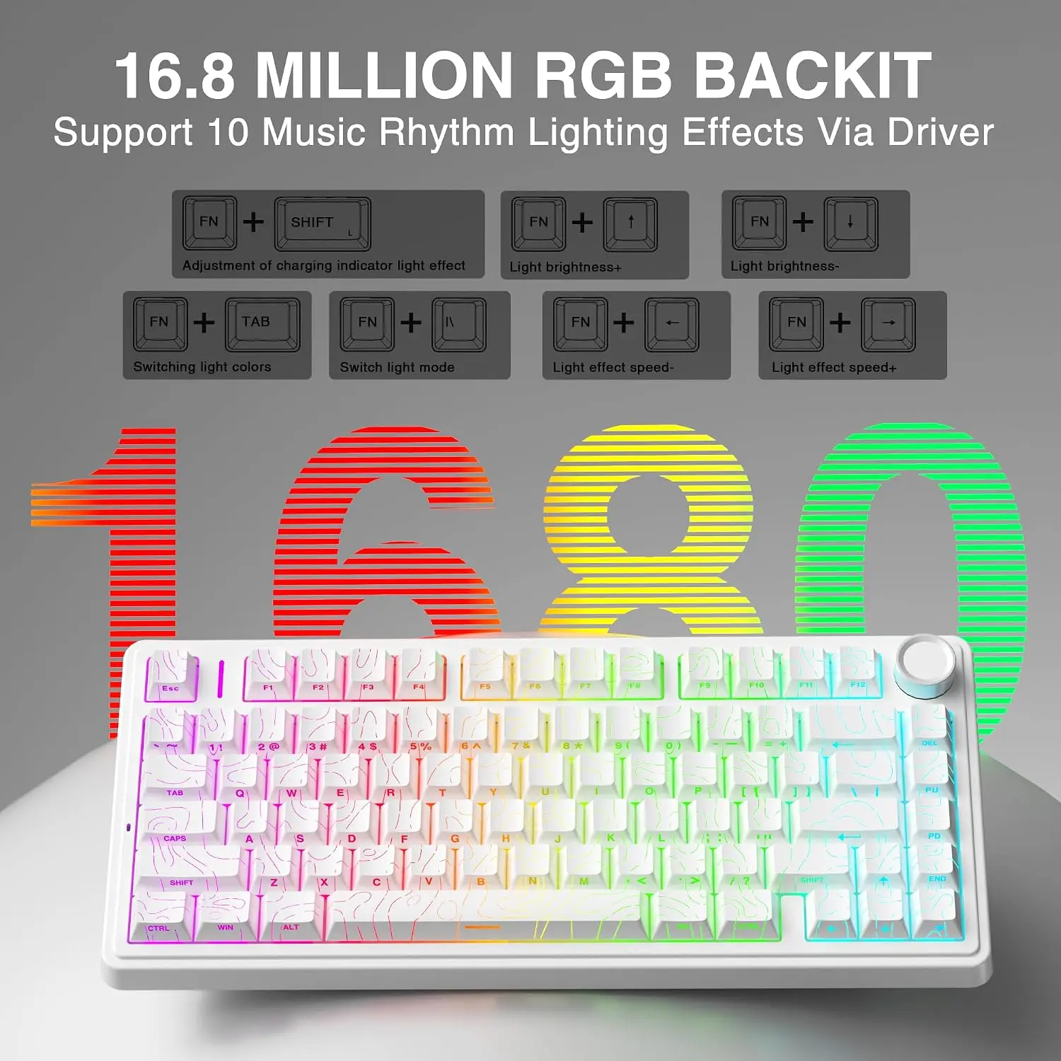 AULA F75 HE Magnetic Keyboard  - Gaming Keyboard No Rgb recension och pris
